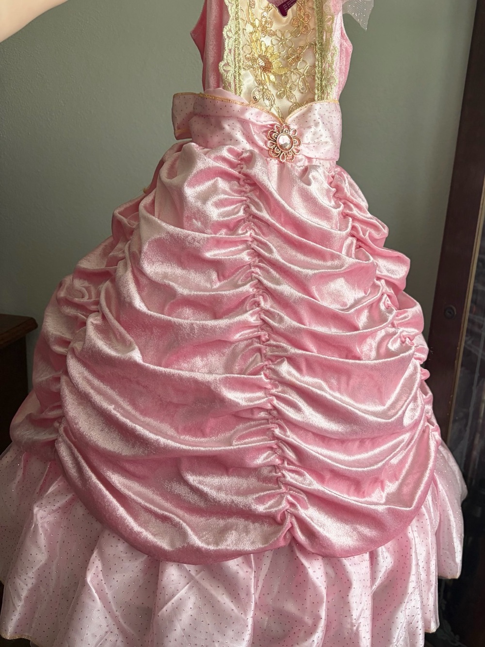 Pink Ruffled Sleeping Beauty (Aurora) Dress for Kids